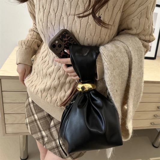 Elegant PU Leather Mini Underarm Bag